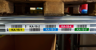 ONE2ID warehouse labels removable Repositionable