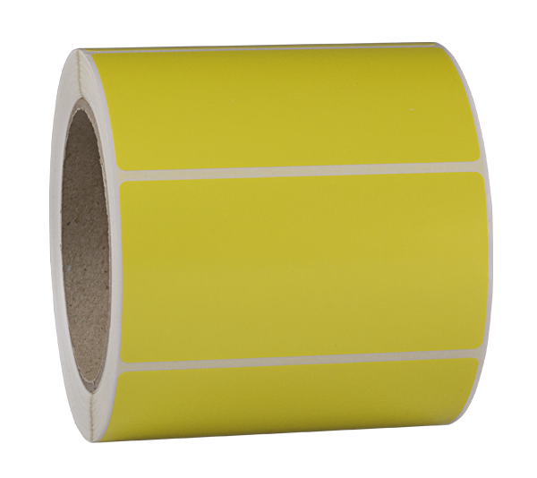 ONE2ID yellow polyester blank label