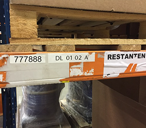 ONE2ID warehouse labels block out hide existing labels